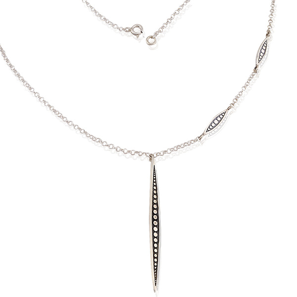 Silver necklace 701341