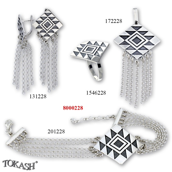 Medium silver set 8000228