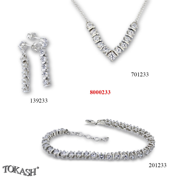 Medium silver set 8000233