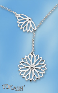 Silver necklace 700293
