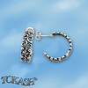 Silver earrings without stones - Silver Earings stones - 132069