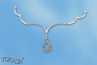 Silver necklace 700591