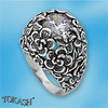 Silver rings with CZ - 1586028