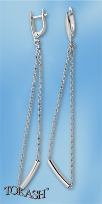 Silver Earings stones 133183