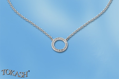 Silver necklace 700178