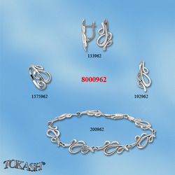 Silver sets - Medium with bracelet - 8000962