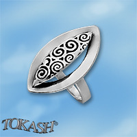Silver ring without stones 1565955