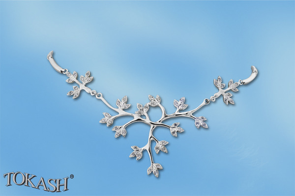 Silver necklace 700957