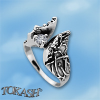 Silver ring stones 1585963