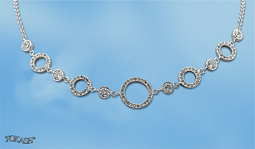 Silver necklace 700174