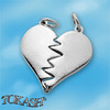 Silver pendants without CZ - silver pendants - 180576