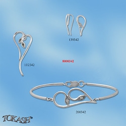 Silver sets - Medium with bracelet - 8000342