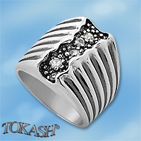 Silver ring stones 1586001